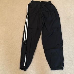 Nike lined nylon sweatpants